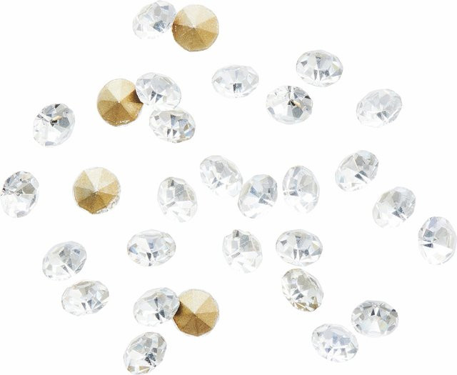 Rico Design Strass-Steine spitz, Crystal, 4 mm, transparent - Bild 1