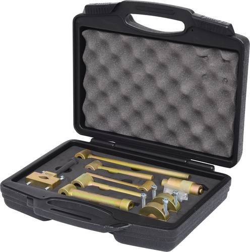 KS Tools Spurstangenlehren-Satz aus Stahl, 9-teilig, Silber - Bild 1