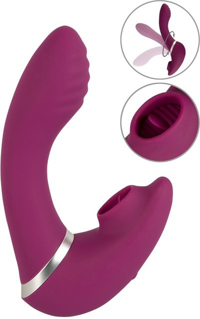 be Sassy Vibrator be Lickable mit Vibro-Zunge in Purple - Bild 1