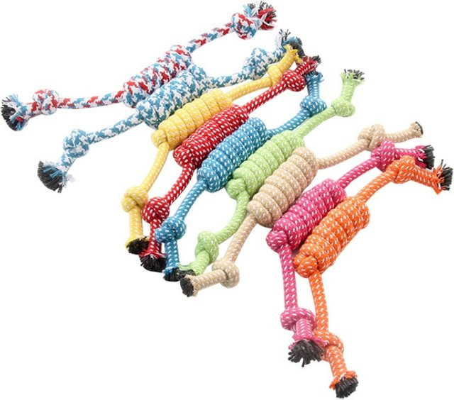 Dog Rope Chew Toy Outdoor Training Braided Rope Toy - Bild 1