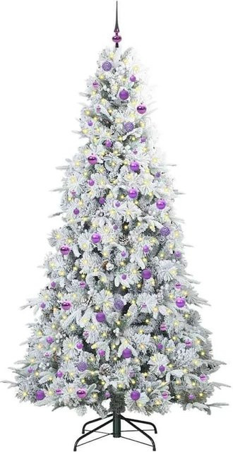 vidaXL Künstlicher Weihnachtsbaum Grün, 240 cm Höhe, aus PE und PVC - Bild 1