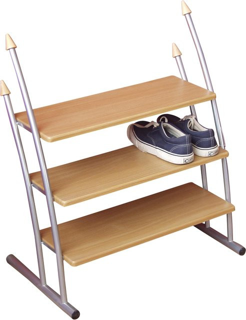 Schuhregal Demian von möbel direkt online in Braun mit buchefarbenen Böden, B/T/H: 75,0 x 39,0 x 39,0 cm - Bild 1