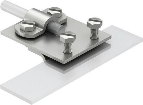 OBO Bettermann Montagezubehör 271 8-10 VA in Silber, 10 Stück - Bild 1