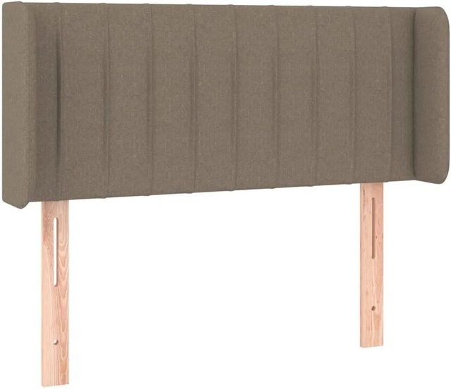vidaXL LED Kopfteil modern in Beige mit USB-Ladeport und integrierter Beleuchtung, B: 103 cm, T: 16 cm, H: 78-88 cm - Bild 1