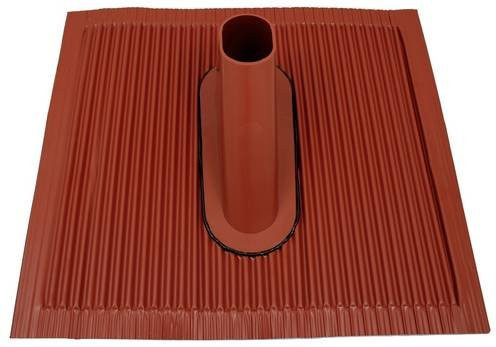 Televes Aluziegel ABZ60R in Rot, B/H: 50 x 45 cm - Bild 1