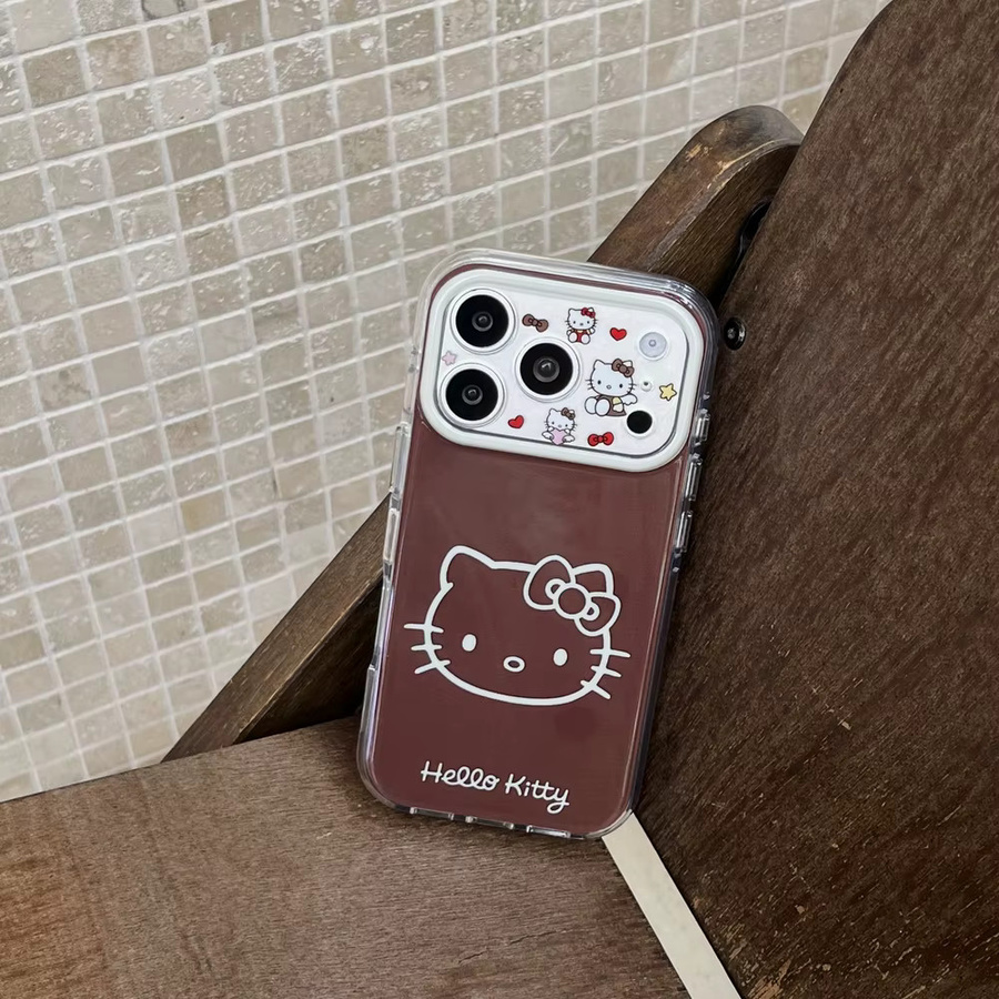 Sanrio Hello Kitty Handyhülle mit Schleife für iPhone 17 16 15 14 13 Pro Max, stoßfeste Hartschale im Cartoon-Design - Bild 2