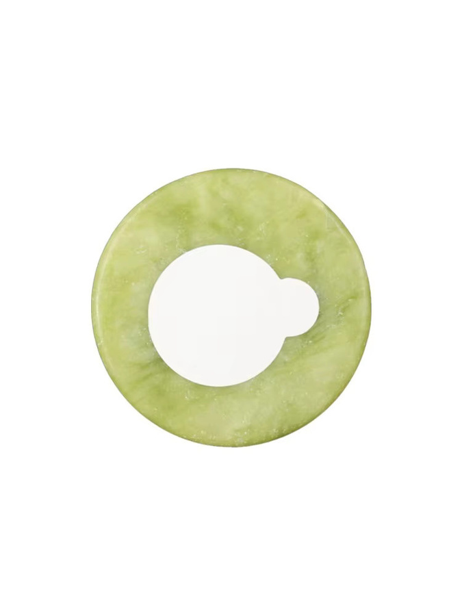 Klimonla Wimpernkleberhalter, Grüner Marmor-Jade-Stein-Palette - Bild 2