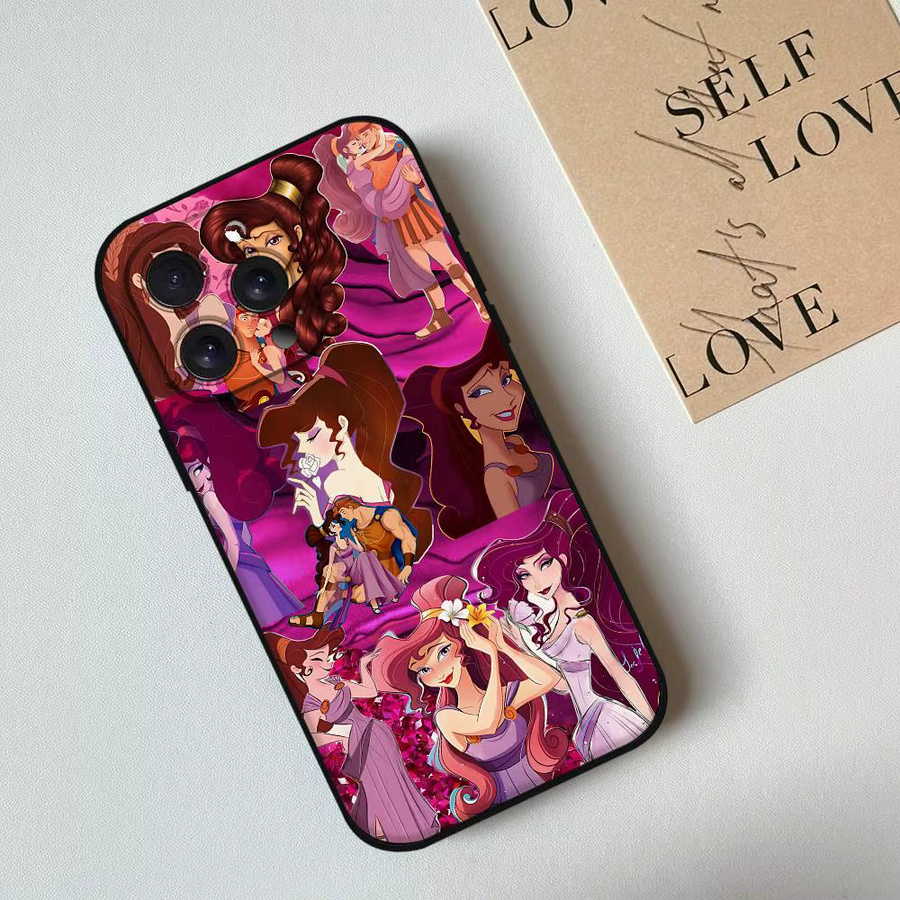 Mesuca Handyhülle im Cartoon Hercules Design für iPhone 17 16 15 14 13 12 11 Pro Max X XR XS in Schwarz und Multicolour - Bild 4