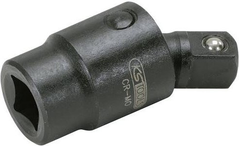 KS Tools Kugelgelenk Antrieb 1/4 Zoll mit 6,3 mm Durchmesser in Schwarz - Bild 1