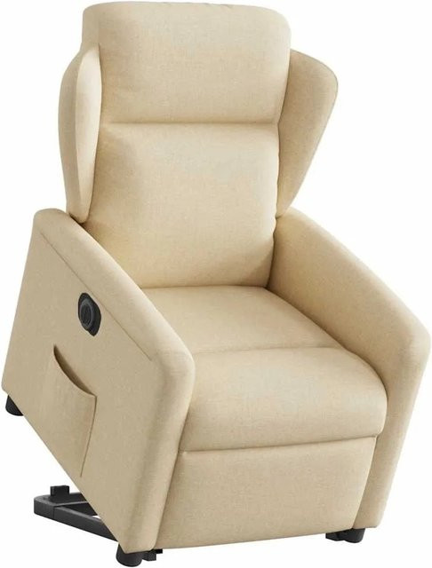 vidaXL Elektrischer Relaxsessel mit Aufstehhilfe in Beige aus Stoff - Bild 1