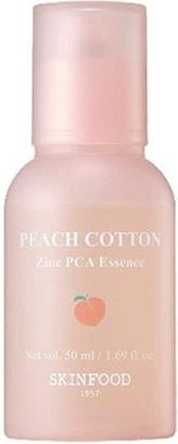 SKINFOOD Pfirsich Baumwolle Zink PCA Essenz Serum, 50 ml, Empfindliche Haut - Bild 1