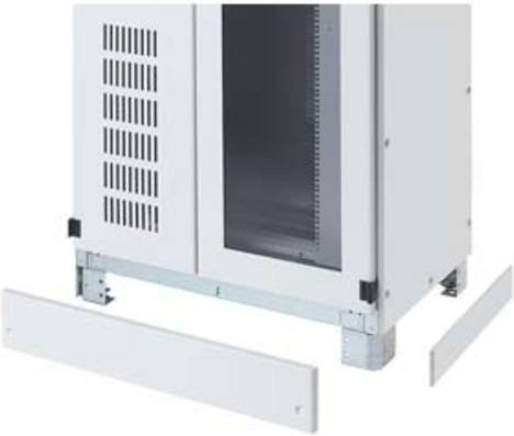 Siemens Sockel 8MF1240-2CS aus Stahl in Lichtgrau, B: 40 cm, H: 20 cm - Bild 1