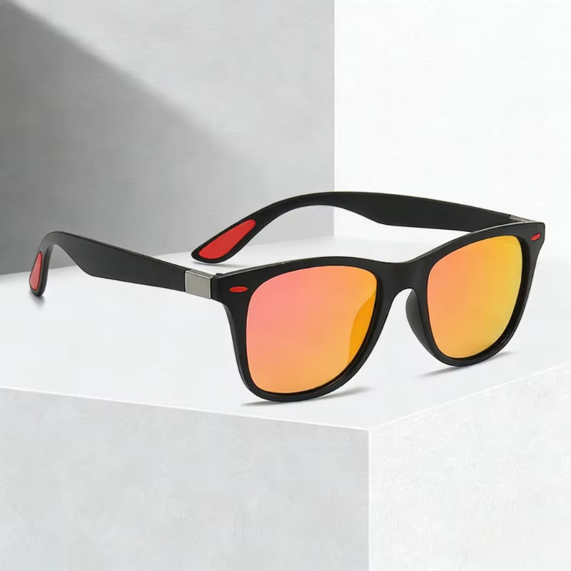 ERIKOLE Sonnenbrille, Vollrand, Kunststoff, Unisex, black - Bild 2