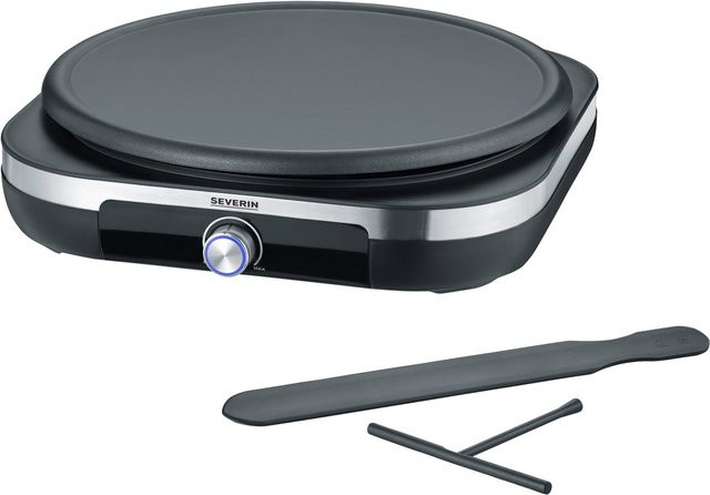 Severin Crêpes-Maker CM 2199 in Schwarz und Silber aus Edelstahl und Kunststoff - Bild 1