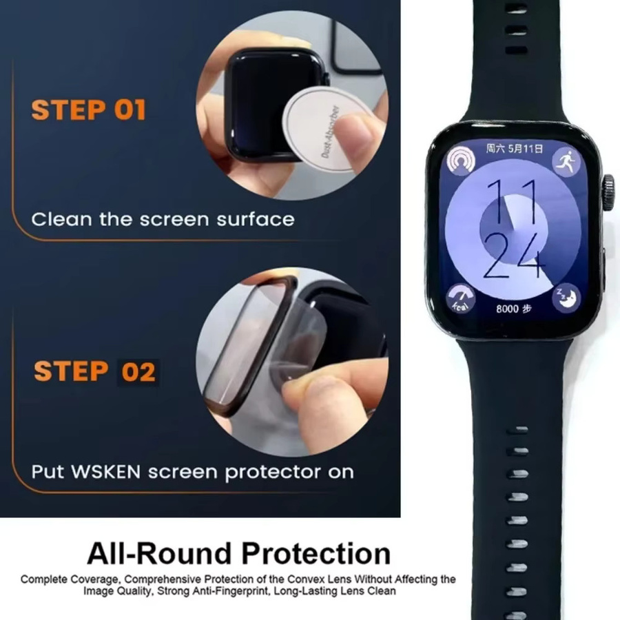 XTargo Displayschutzfolie für Huawei Watch Fit 3, Glas, transparent - Bild 3