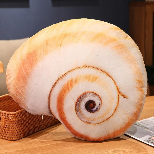 Yiran toy Muschel Seestern Abalone Auster Plüschkissen, Meerestiere, Bunt / Mehrfarbig - Bild 1