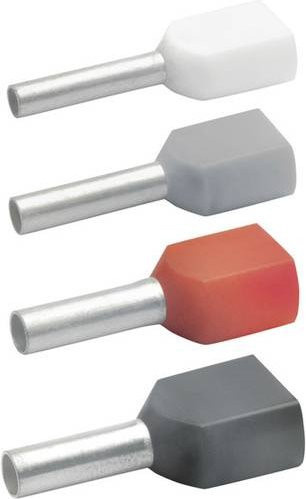 Klauke Zwillings-Aderendhülse 1mm² Rot 1000 Stück - Bild 1