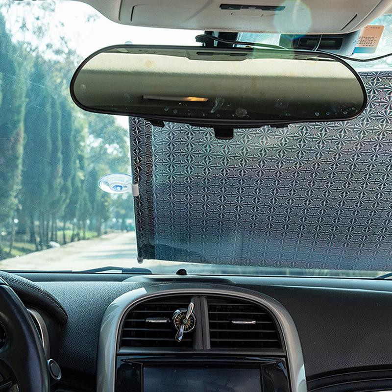 Usefully Sonnenschutzrollos aus PVC und Metall, automatische einziehbare Beschattungsvorhänge mit UV-Schutz, Wärmedämmung und Schalldämmung für Schlafzimmer, Wohnzimmer, Küche oder Auto - Bild 6