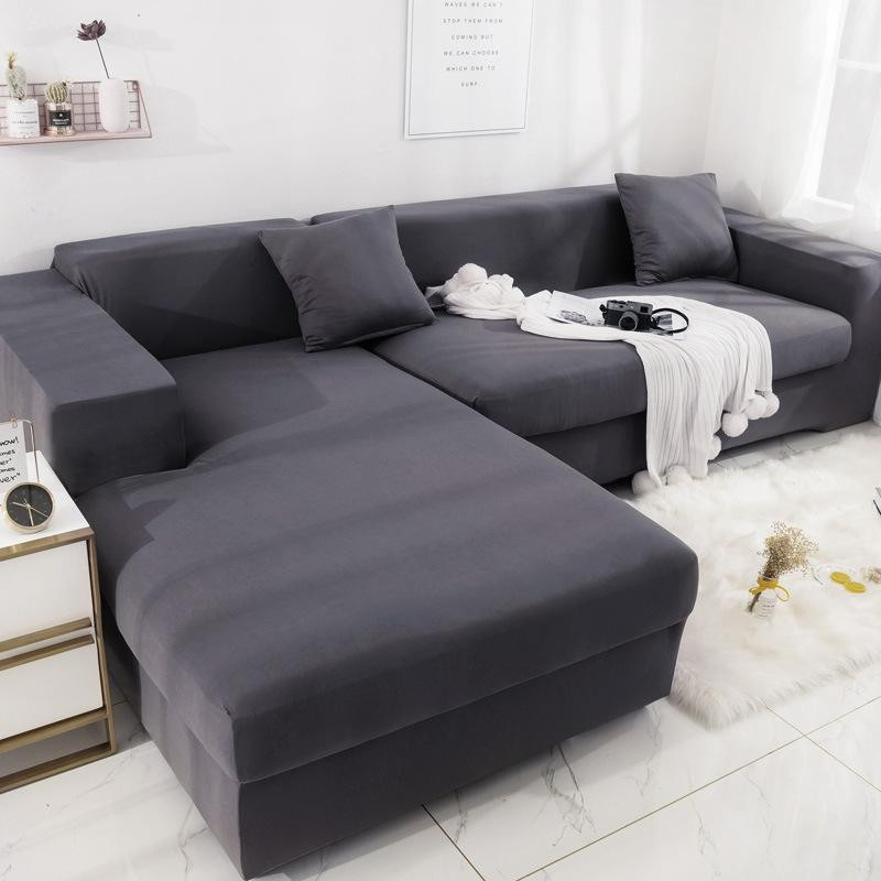 Elastischer Spandex-Sofabezug in Weiß für 1-Sitzer, Breite: 90-140 cm - Bild 3