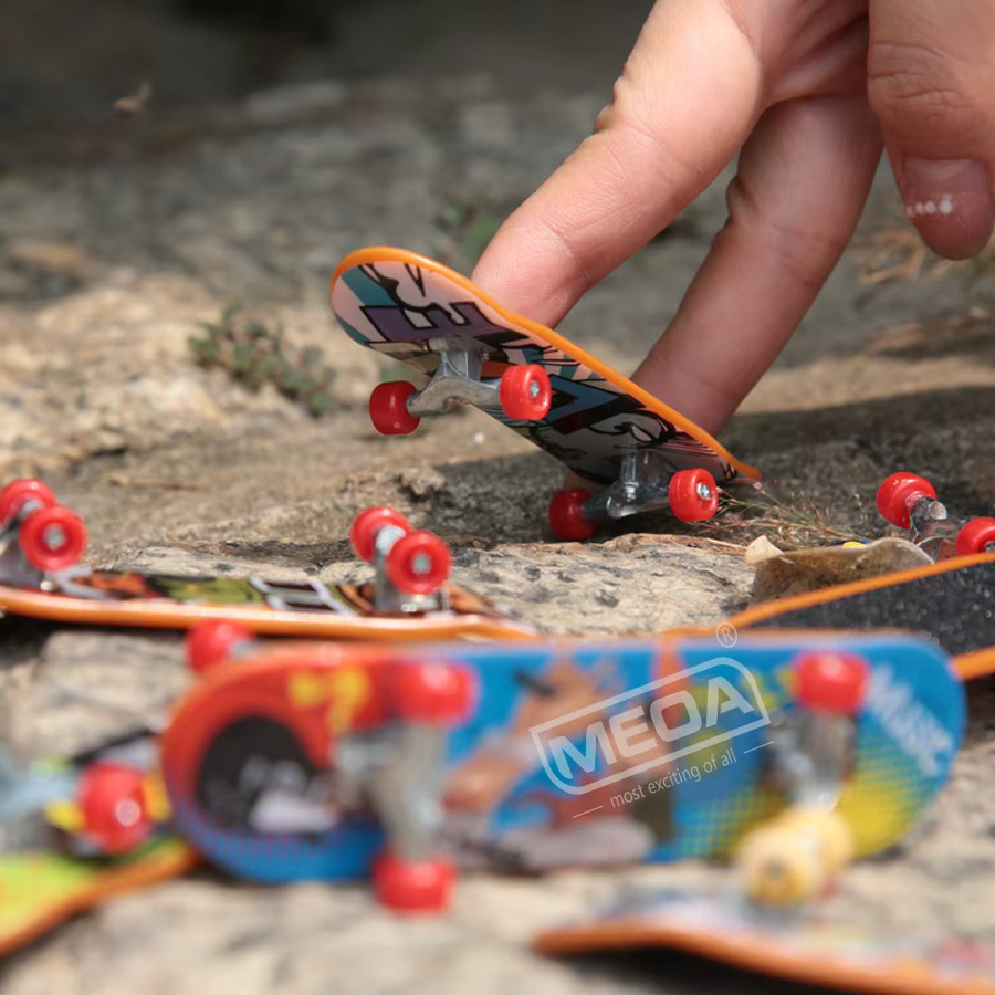 MEOA Metall Brücke Finger Skateboard, 12 Teile/Los, Matt Oberfläche - Bild 4