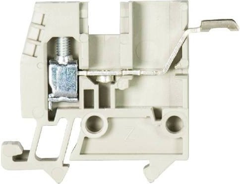 Wieland Electric 55.503.1253.0 Durchgangsklemme mit Schrauben in Grau, 100 Stück - Bild 1