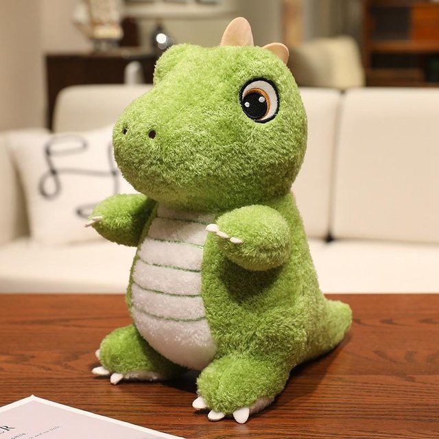 Yiran toy Dinosaurier Plüschtier, Grün, 25cm, ab 14 Jahre - Bild 1