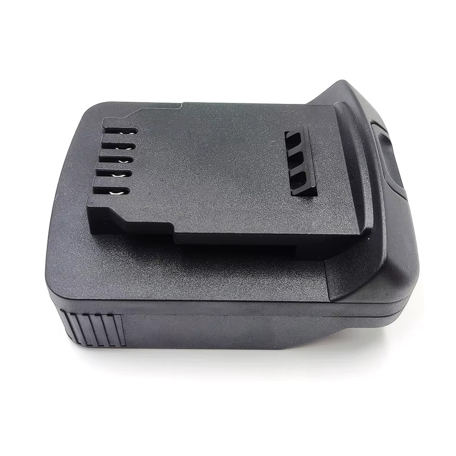 Akku-Adapter für Metabo 18 V Lithium Akkus zur Konvertierung für Dewalt 20 V Werkzeuge, Farbe: Schwarz - Bild 2