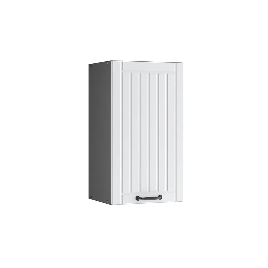 Vicco Hängeschrank Fame-Line Küchenschrank im Landhausstil, Weiß/Anthrazit, Breite: 40 cm, Höhe: 72 cm, Tiefe: 14 cm - Bild 3