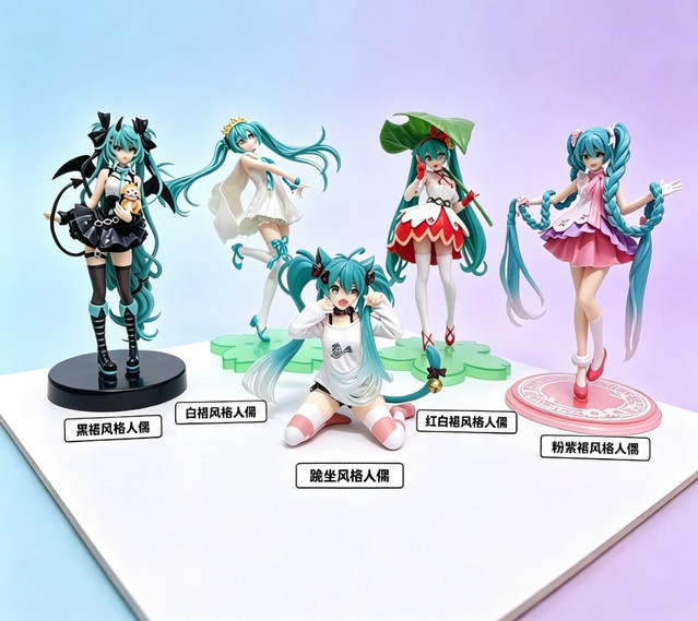 Bandai Hatsune Miku Anime-Figur, Einzelfigur, Kunststoff - Bild 1