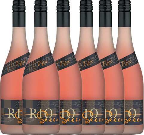Bottwartaler Rio Secco Deutscher Perlwein Rosé Extra Dry 6 x 0,75 l