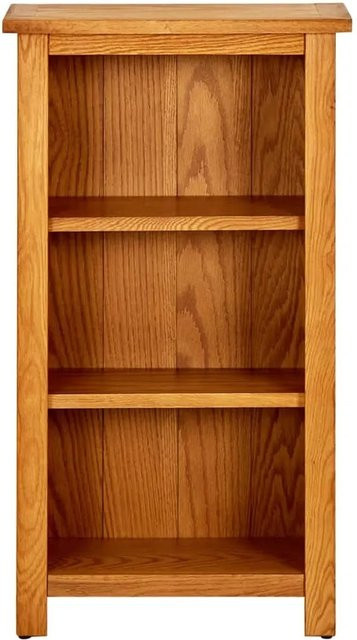 vidaXL Bücherregal aus Eichenholz in Braun, B/T/H: 45 x 22,5 x 82 cm - Bild 1