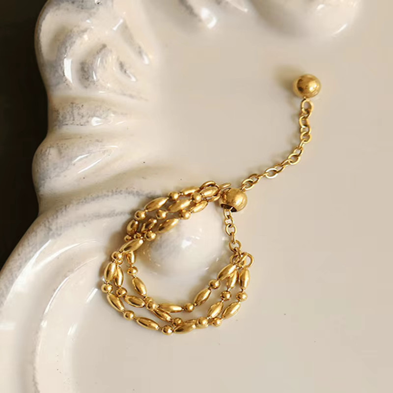 Myfresty Ring, Edelstahl, Gold, Perle, Damen - Bild 1