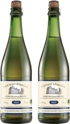 Château Lézergué, Cidre, trocken, 2 x 0,75 l - Bild 1