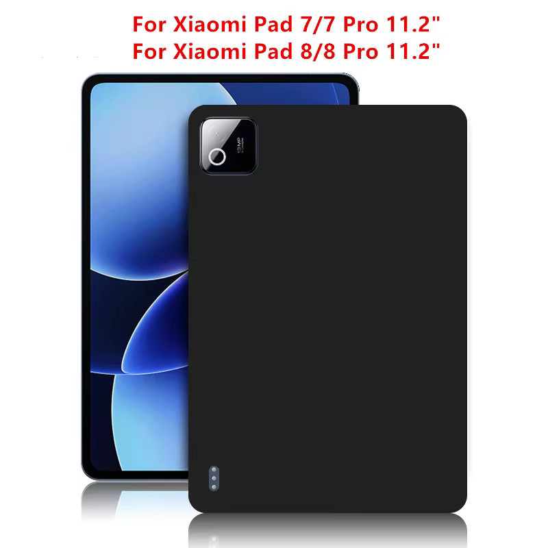 Xiaomi Silikon Schutzhülle mit Airbag-Funktion für Mi Pad 8 Pro und Mi Pad 7 Pro 11,2 Zoll, Schwarz - Bild 5