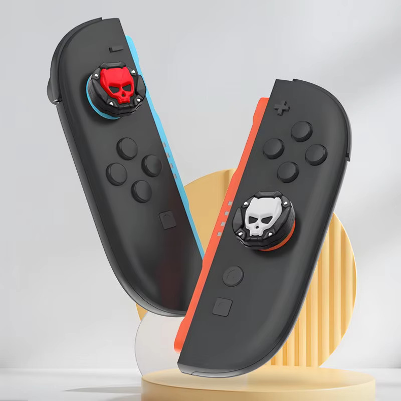 2er-Set Silikon Thumb-Stick Grip Caps Schutzhüllen für Nintendo Switch Joy-Con und Pro Controller in Multicolour - Bild 2
