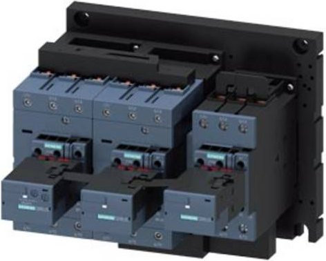 Siemens Stern-Dreieck-Kombination 3RA2444-8XF32-1AC2 mit 3 Schließern, 690 V/AC, grau - Bild 1