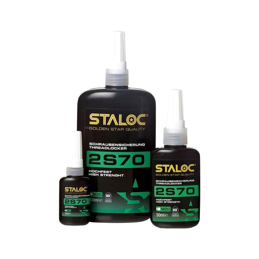 Staloc Schraubensicherung 2S70 Hochfest Rot bis M36 250 ml - Bild 2