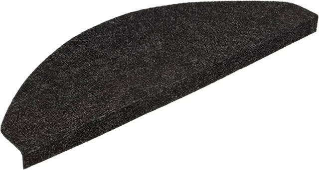 vidaXL Stufenmatten selbstklebend Anthrazit, 15 Stück, rutschfest und schalldämmend, B: 65 cm, T: 22,5 cm, H: 3,5 cm - Bild 1