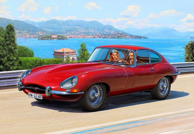 Revell Jaguar E-Type Coupé, Automodell Bausatz, 1:24, ab 10 Jahren - Bild 6
