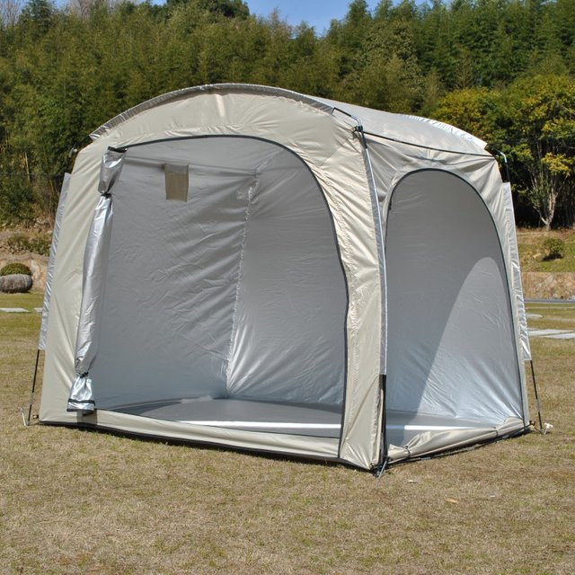 Pumbba Aufbewahrungszelt mit Doppeltüren für Gartengeräte und Outdoor-Ausrüstung, B/T/H: 220 x 150 x 185 cm - Bild 1