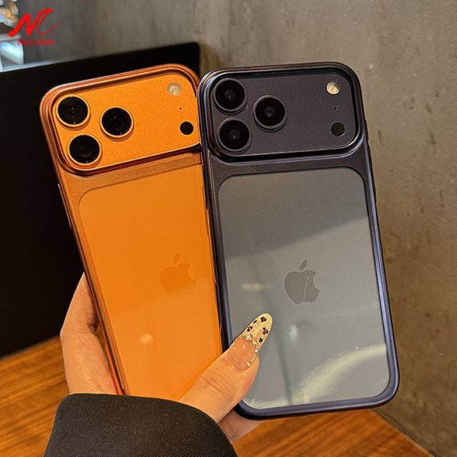 NUCWIN UV-Matte Handyhülle für iPhone 17 Pro Max, Transparent Blau, Stoßfest und Kratzfest - Bild 1