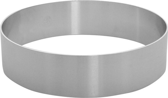 Schneider Dessert- und Tortenring aus Edelstahl in Silber, Höhe: 6 cm, Durchmesser: 24 cm - Bild 1