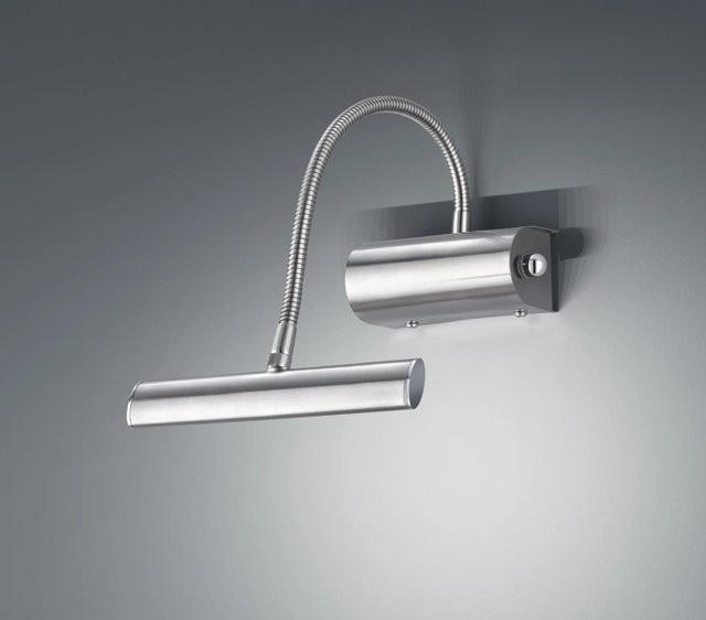 Trio LED-Wandleuchte Curtis in Nickel matt mit Dimmer und Flexarm - Bild 1