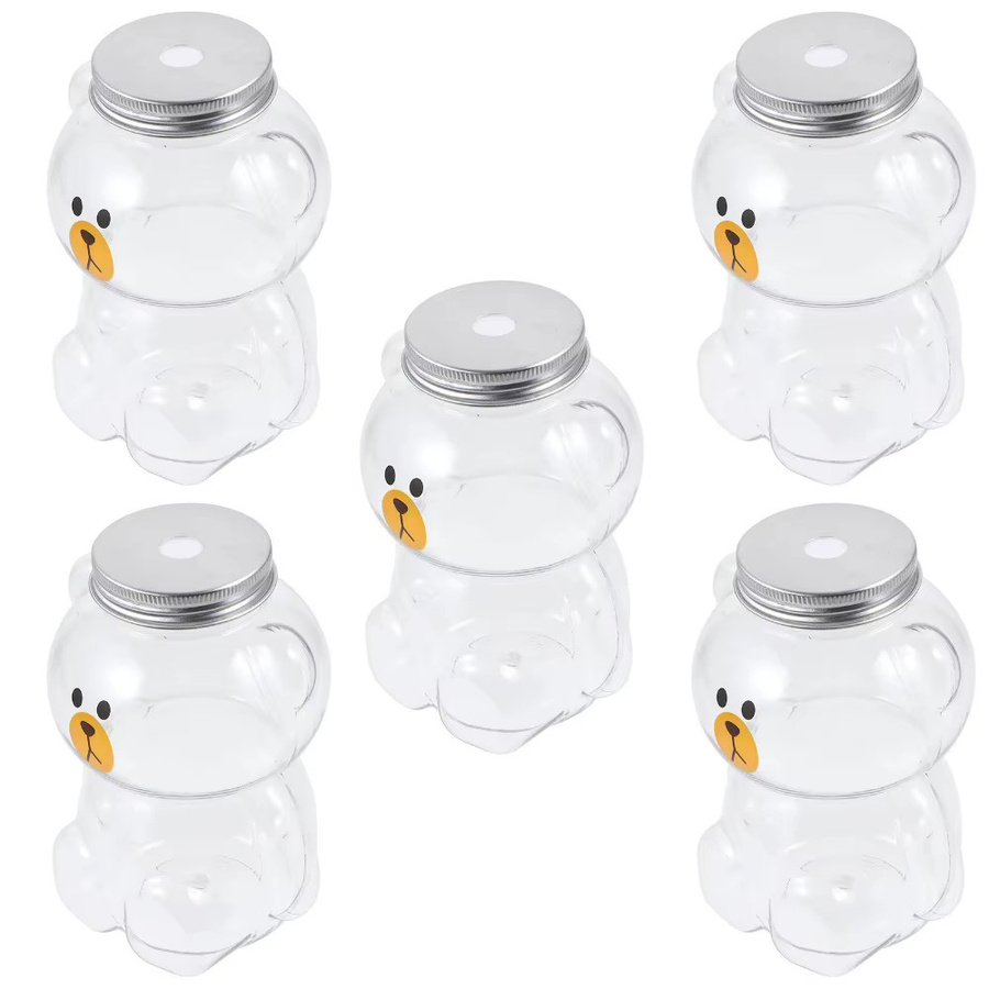 Tragbare Bären Trinkflasche für Milchtee und Wasser als Geschenk für Paare - Bild 2
