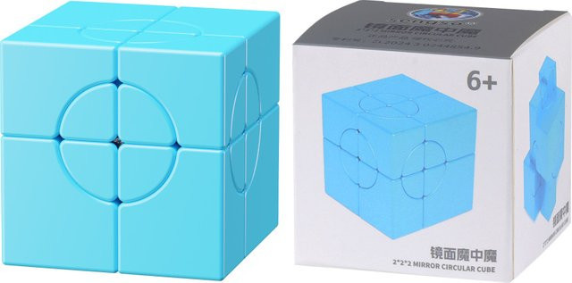 ShengShou Blauer kreisförmiger Zauberturmwürfel, Puzzlespielzeug, ab 6 Jahren - Bild 1