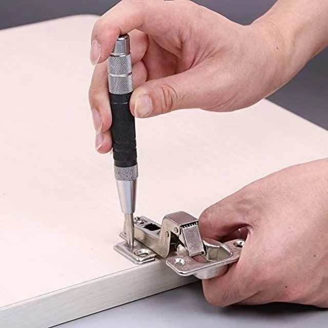 Vibratite Automatischer Körner aus High-Carbon-Stahl in Silber für Holz, Metall, Stahl und Aluminium - Bild 1