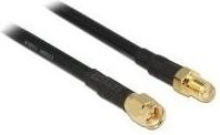 Delock CFD200 Antennenverlängerungskabel SMA (W) zu SMA (M) in Schwarz, Länge: 15,0 m - Bild 1