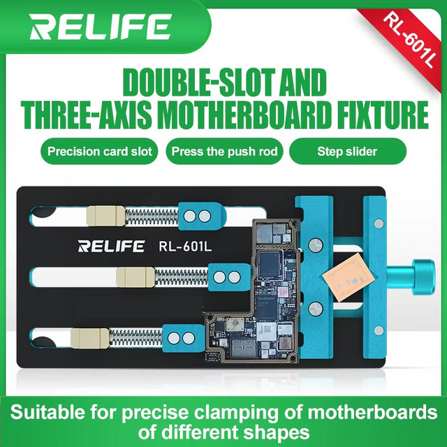 Relife RL-601L Mini Plus Universal-Motherboard-Befestigung für präzise IC-Chip-PCB-Wartung - Bild 1