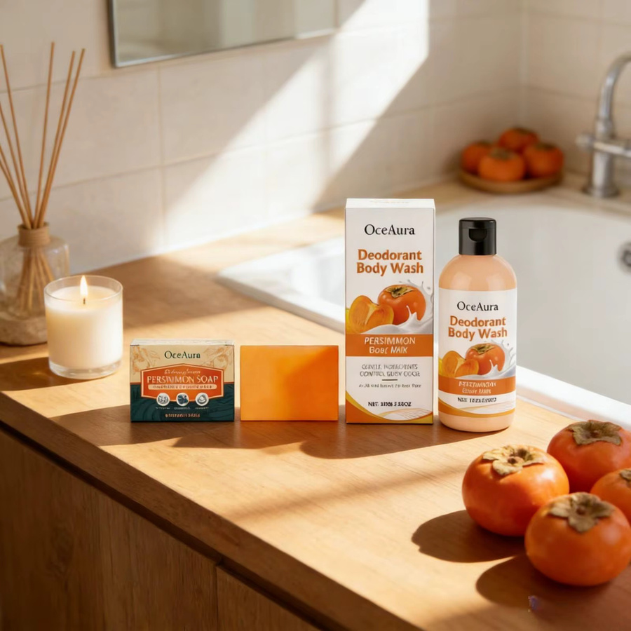 OceAura Persimmon-Seifenstück zur Körpergeruchskontrolle - Bild 3