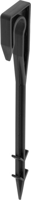 Geka Drip Rohrhalter Erdspieß Schwarz Ø 16 mm 10 Stück - Bild 1